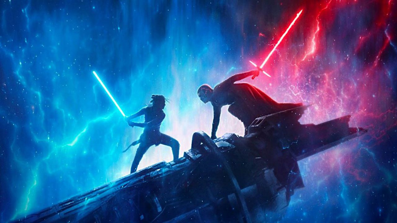 Image bataille entre Rey et Kylo Ren