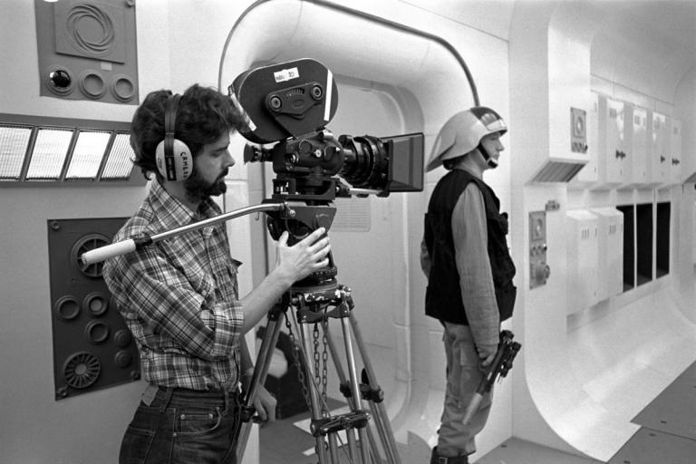 Image d'un tournage de Star Wars